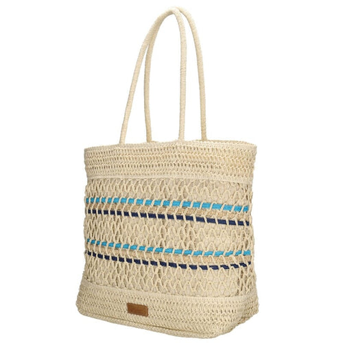 PE Florence Natural Live Shopper Licht Natuur Turquoise PE Florence 