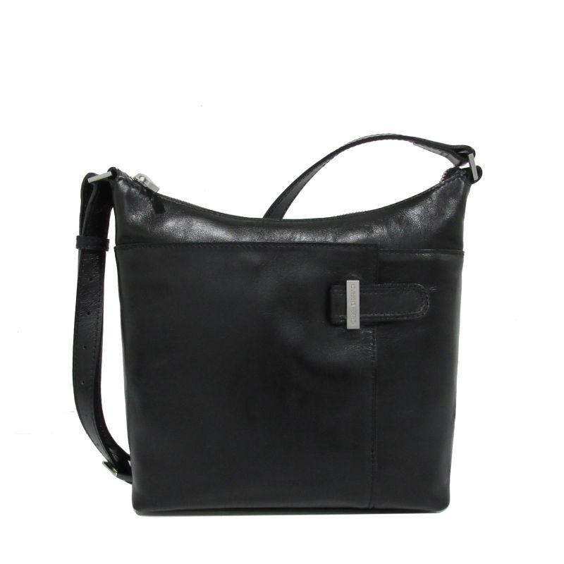 Claudio Ferrici Classico 18023 Schoudertas Black Engbers Bags