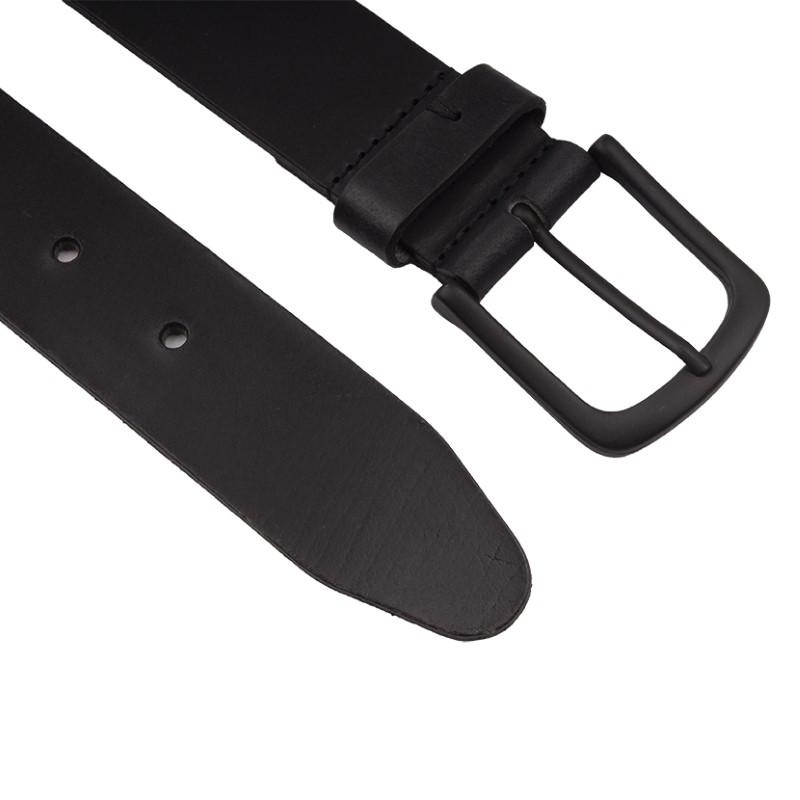 Lederen riem, heren riem gesp zwart 37 mm voor pak en vrije tijd, zwart Lederen riem, heren riem gesp zwart 37 mm voor pak en vrije tijd, zwart