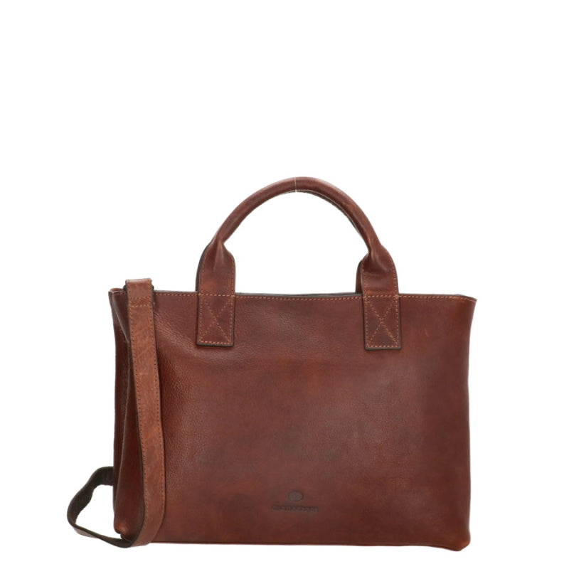 Micmacbags Discover Handtas M Donker Cognac Engbers Bags