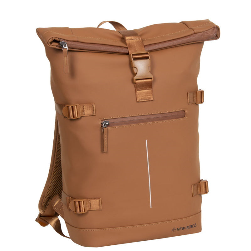 New Rebels Mart New York Rolltop Backpack Black New Rebels Mart New York Rolltop Backpack Black