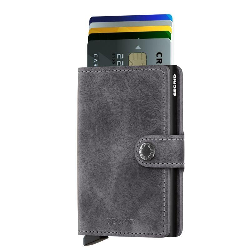 Secrid Mini Wallet Vintage Grey-Black Secrid