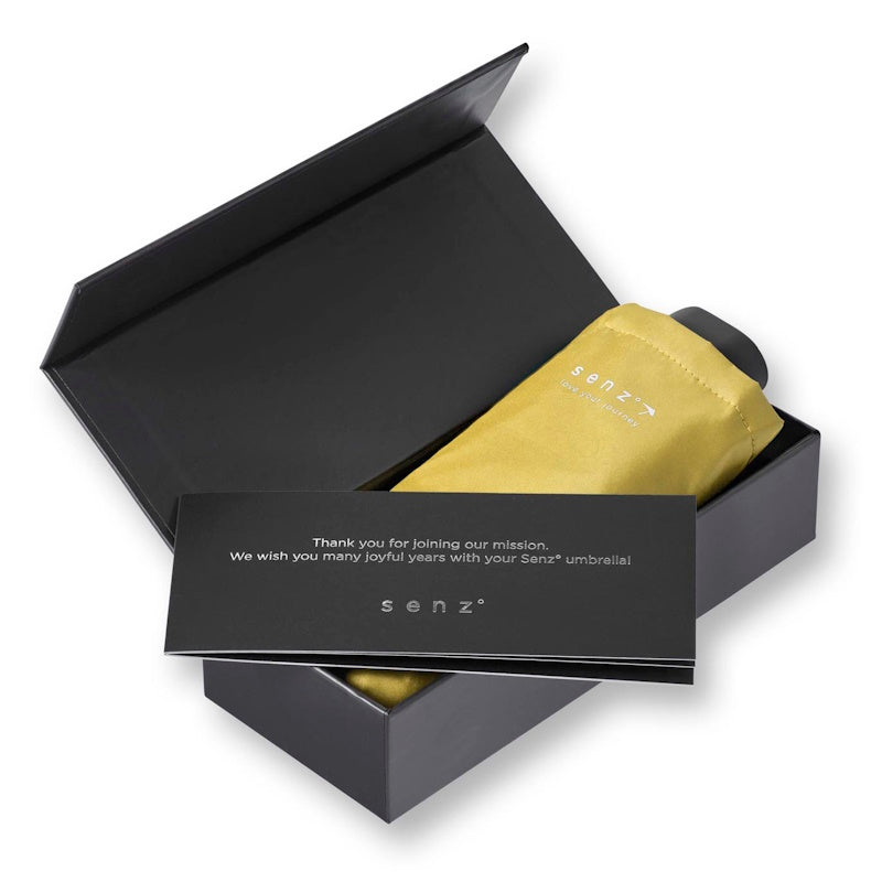 Senz° Micro Opvouwbare Paraplu Dusky Citron