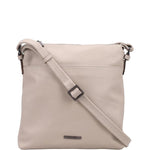 Claudio Ferrici Soft Crossbody Bag Taupe