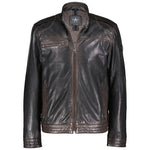 Donders leren heren jas 52695 Black Tan
