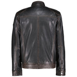 Donders leren heren jas 52695 Black Tan