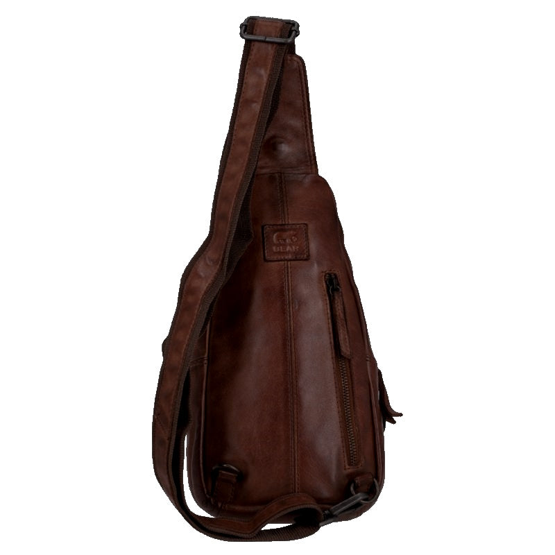 Bear Design Crossbody Tas Daley Brown