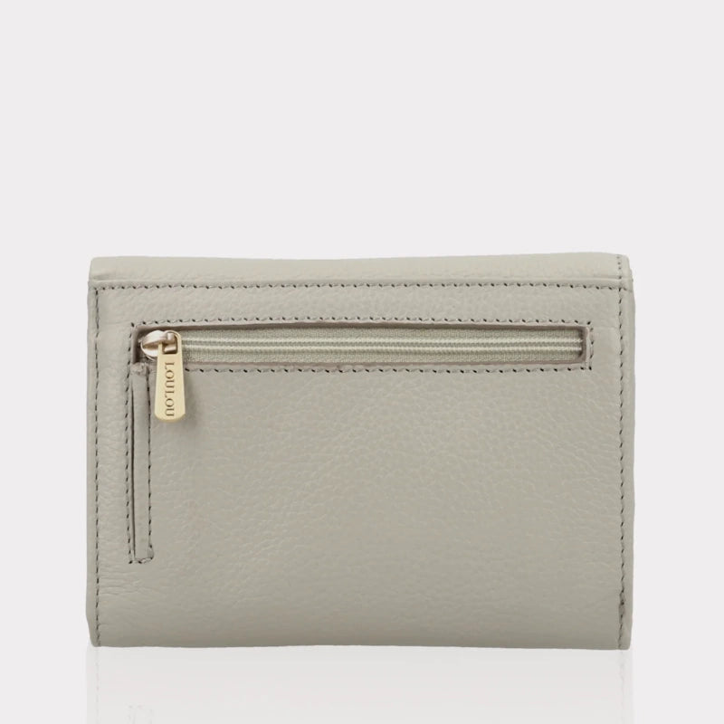 LouLou Essentiels Portemonnee RFID Petit Fleur Fog