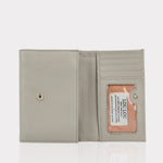 LouLou Essentiels Portemonnee RFID Petit Fleur Fog