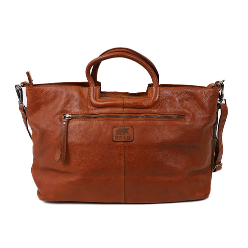 Bear Design Handtas Jasmijn Cognac