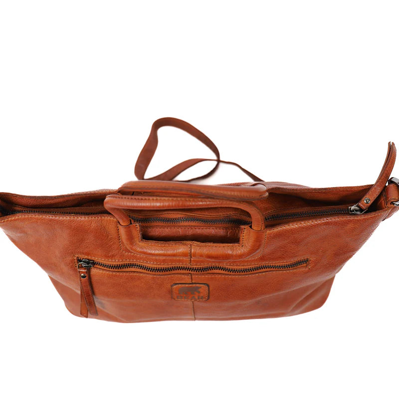 Bear Design Handtas Jasmijn Cognac