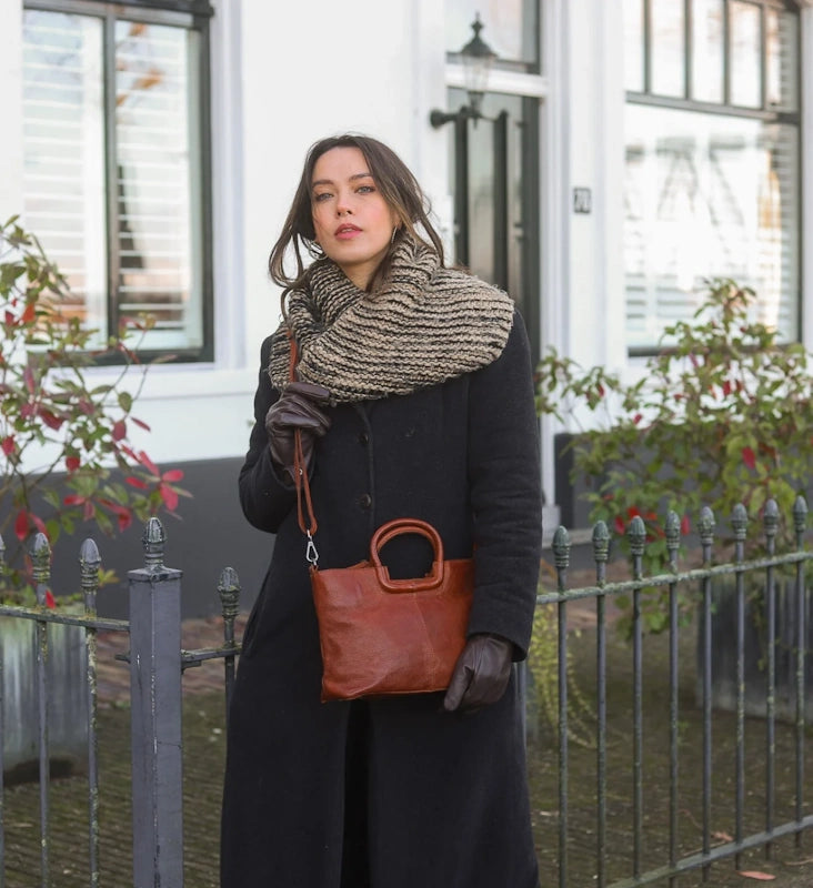 Bear Design Handtas Jasmijn Cognac