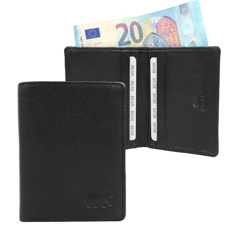 Bear Design Creditcard Etui Cas Zwart Bear Design 