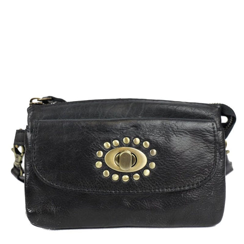 Bear Design Crossbody Bag Lara_Black Bear Design 