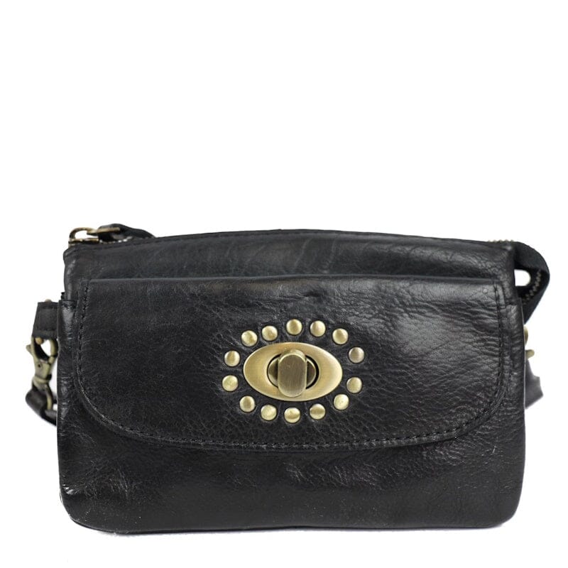 Bear Design Crossbody Bag Lara_Black Bear Design 