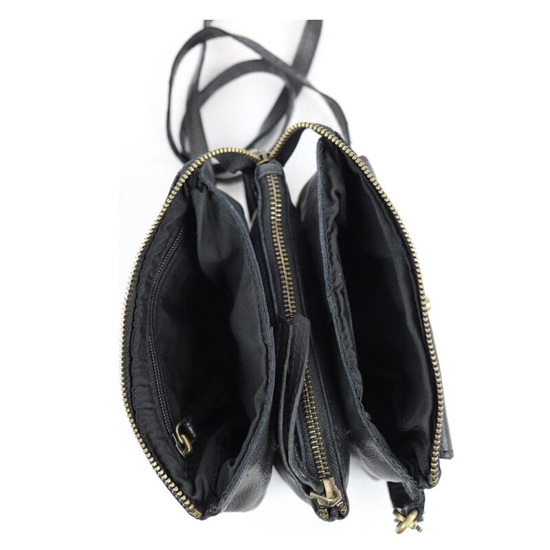 Bear Design Crossbody Bag Lara_Black Bear Design 