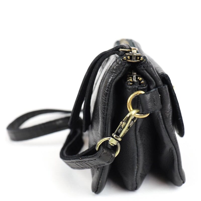 Bear Design Crossbody Bag Lara_Black Bear Design 