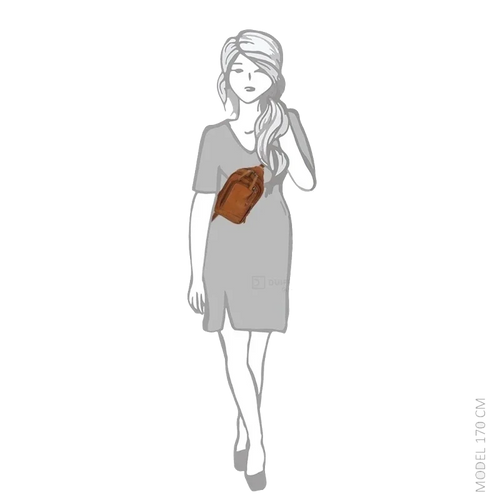 Bear Design Crossbody Tas Katinka Cognac Bear Design 