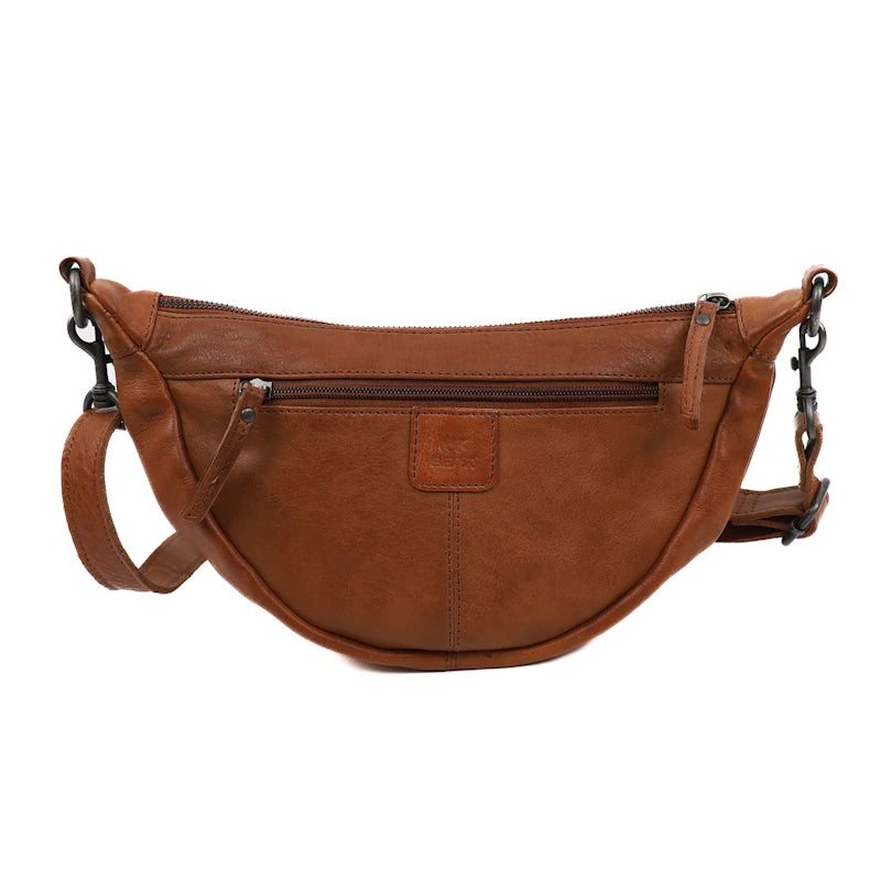 Bear Design Crossbody Tas Toon Cognac Bear Design 