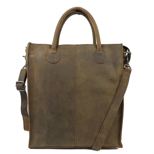 Bear Design Handtas / Schoudertas Bonnie XL HD Brown Bear Design 