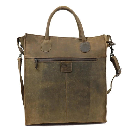 Bear Design Handtas / Schoudertas Bonnie XL HD Brown Bear Design 