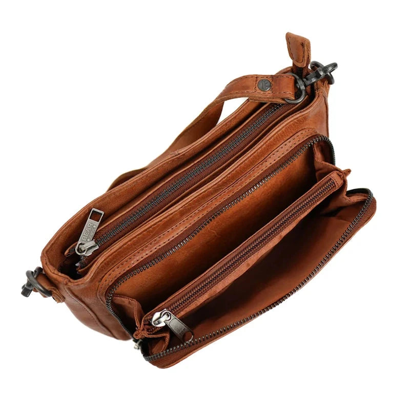 Bear Design Schouder- / Handtas Livia Cognac Bear Design 