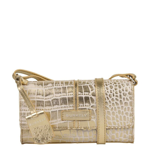 Burkely Cool Colbie Crossbody Flap Bag Gold Burkely 