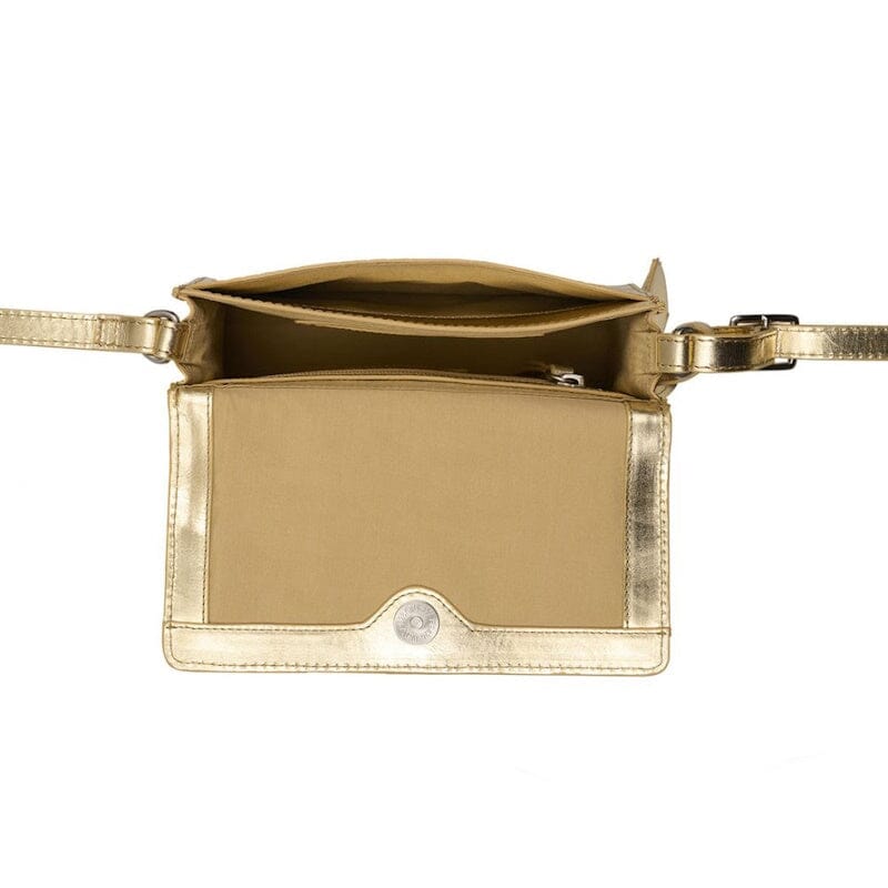 Burkely Cool Colbie Crossbody Flap Bag Gold Burkely 