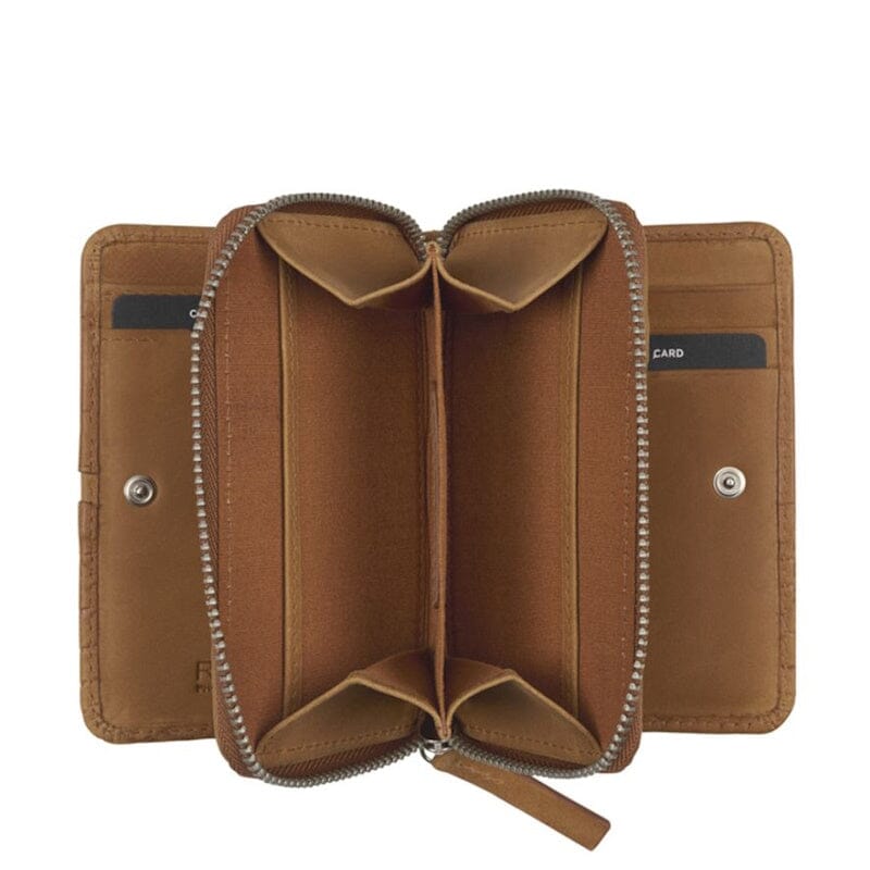 Burkely Cool Colbie Double Bi-fold Wallet Cognac Burkely 