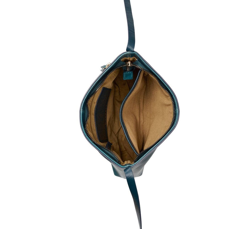 Burkely Fine Florence Crossbody Zip Bag Blue Burkely 