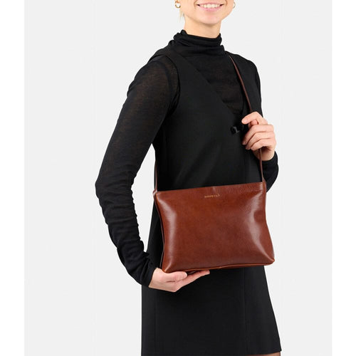Burkely Fine Florence Crossbody Zip Bag Chestnut Burkely 
