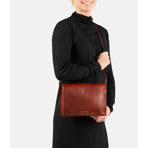 Burkely Fine Florence Satchel Bag Chestnut Burkely 