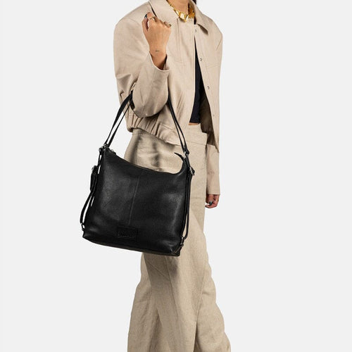 Burkely Soft Skylar Backpack / Shoulderbag Black Burkely 