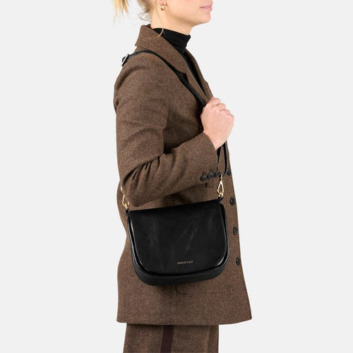 Burkely Vintage Veda Satchel Bag Black Burkely 