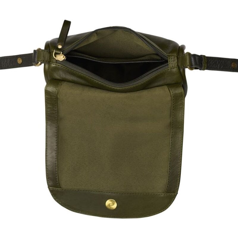 Burkely Vintage Veda Satchel Bag Olive Burkely 