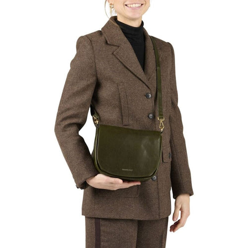 Burkely Vintage Veda Satchel Bag Olive Burkely 