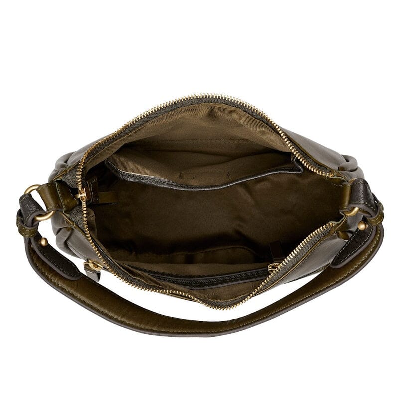 Burkely Vintage Veda Shoulderbag Olive Burkely 