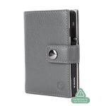 Card Wallet Leather MagSafe Luxe Grey Valenta 