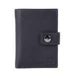 Card Wallet Leather MagSafe Luxe Navy Valenta 