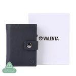 Card Wallet Leather MagSafe Luxe Navy Valenta 