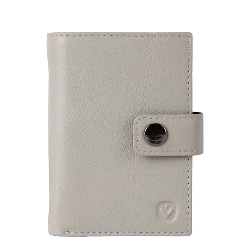 Card Wallet Leather MagSafe Off White Valenta 