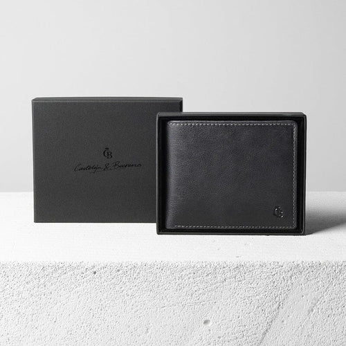 Castelijn & Beerens Giftbox Canyon Billfold 9 Creditcards RFID Protected Zwart Castelijn & Beerens 