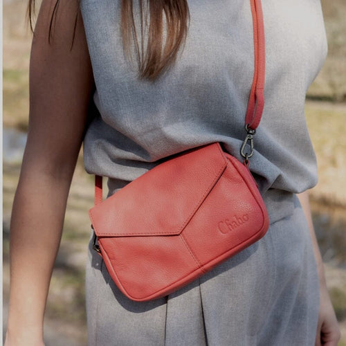 Chabo Rio Romy Crossbody Bag Coral Chabo 