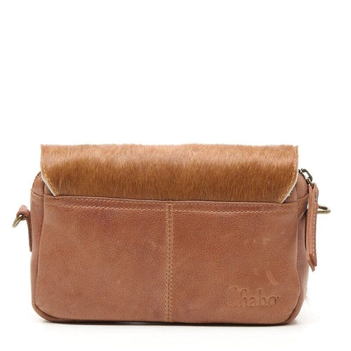 Chabo Rio Romy Crossbody Bag Hair On Camel Chabo 