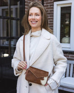 Chabo Rio Romy Crossbody Bag Hair On Camel Chabo 