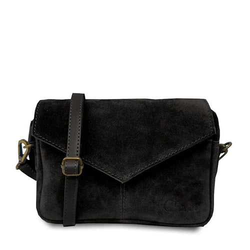 Chabo Rio Romy Crossbody Bag Suede Black Chabo 