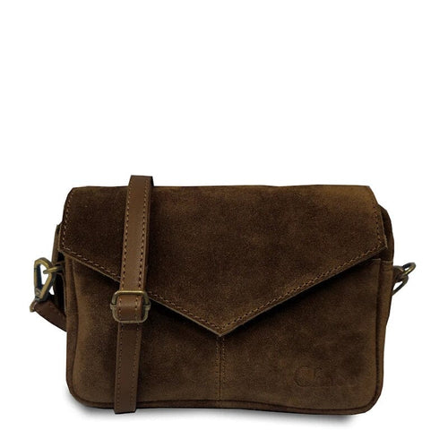 Chabo Rio Romy Crossbody Bag Suede Cognac Chabo 