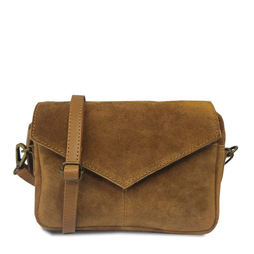 Chabo Rio Romy Crossbody Bag Suede Light Cognac Chabo 