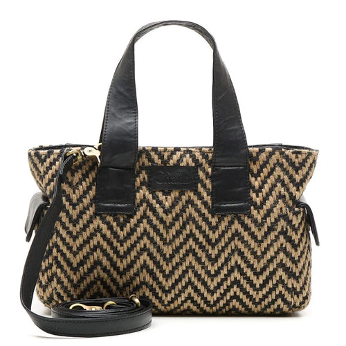 Chabo Romio Jaquard Handbag Black Chabo 