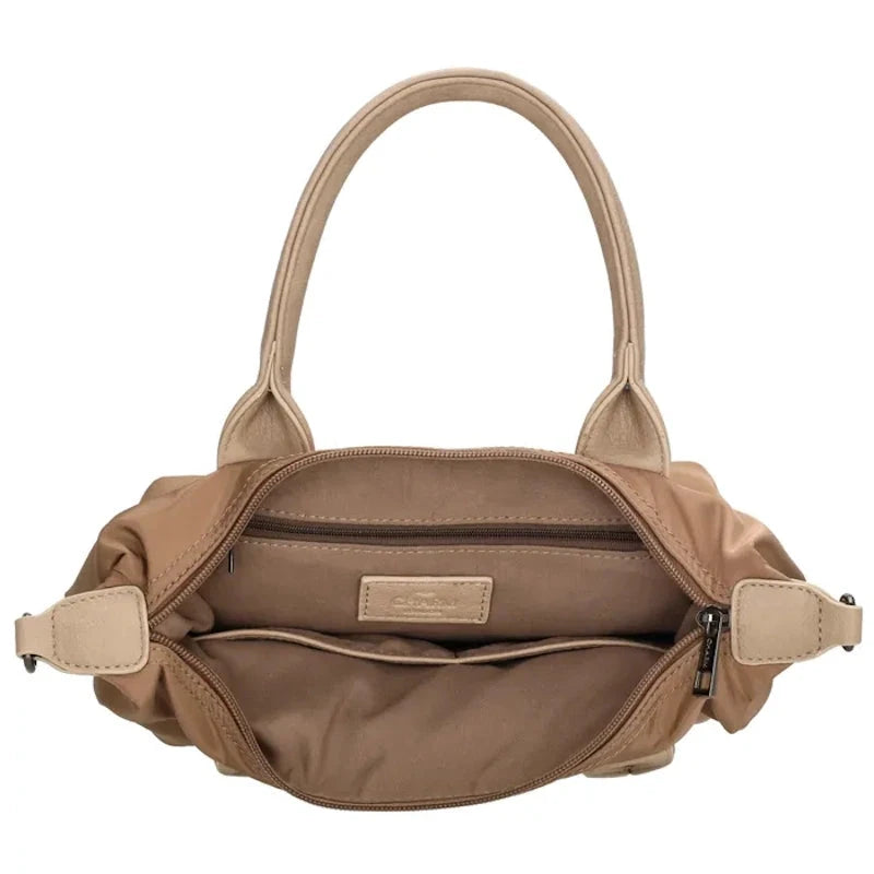 Charm London Buckingham Handtas Mono Light Taupe Charm London 